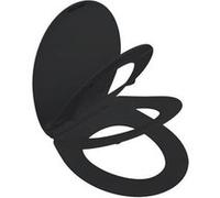 BEMIS Abattant déclipsable avec frein de chute, BEMIS, noir G