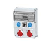 Bemis Distributeur mural CAJA 16A 5p, 32A 5p, 2 x 230V IP44