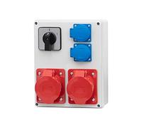 Bemis Distributeur mural R-240 16 A 5p, 32 A 5p, 2 x 230 V, IP44