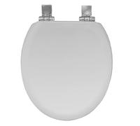 BEMIS Green Slow Close Take Off Ultra-Fix abattant wc avec frein de chute sans vacillement, 100% bois recyclé, cuvette toilette universel avec charnières réglables
