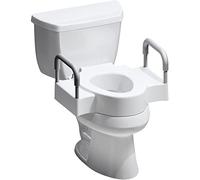 Bemis Rise Lunette WC avec double verrouillage et accoudoirs de sécurité 11,4 cm