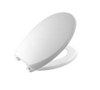 Bemis - Siège de WC universel Buxton en thermoplastique, Blanc
