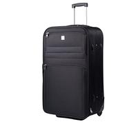 BEMON Grande Valise Souple en Toile 85cm 2 Roues Noir