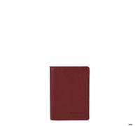 BEMON Porte Cartes en Cuir Enzo, 10 x 7,5 x 1,5cm, Protection RFID (Rouge foncé)