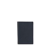 BEMON Portefeuille pour Homme en Cuir, 12 x 8,5 x 1 cm, 3 Emplacements Cartes, Protection RFID (Marine)