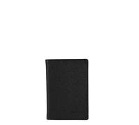 BEMON Portefeuille pour Homme en Cuir, 12 x 8,5 x 1 cm, 3 Emplacements Cartes, Protection RFID (Noir)