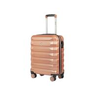 BEMON Valise Cabine Rigide en Coque 4 Roues 55cm Nice Rose