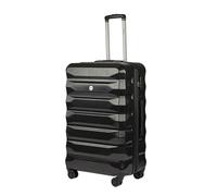 BEMON Valise Rigide en Coque 4 Roues 65cm Nice Noir