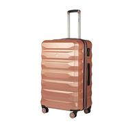 BEMON Valise Rigide en Coque 4 Roues 65cm Nice Rose