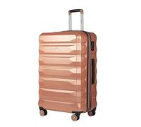 BEMON Valise Rigide en Coque 4 Roues 75cm Nice Rose