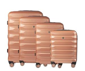 BEMON Valise Rigide en Coque Lot de 4 - (85cm, 75cm, 65cm, 55cm) Rose