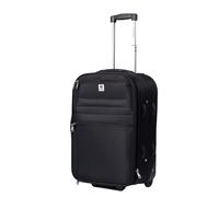 BEMON Valise Souple en Toile 65cm 2 Roues Noir