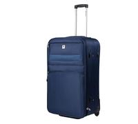 BEMON Valise Souple en Toile 75cm 2 Roues Bleu