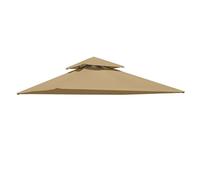 Bemonew Abri de Barbecue, auvent de tonnelle Remplacement 10 Pieds, imperméable, auvent terrasse, Bloc UV, Couverture tonnelle Jardin (Kaki)