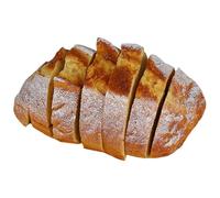 Bemonew Aliments factices réalistes (7 pièces) : Pain tranché réaliste idéal pour décorer Une Table de Cuisine ou Une vitrine.