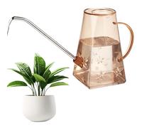 Bemonew Arrosoir à Long Bec 1, 4 L Petit arrosoir avec Corps en PP translucide et buse en Acier Inoxydable pour Plantes d'intérieur et Jardin.