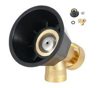 Bemonew Buse de brumisation pour Tuyau d'arrosagebuse réglable en Alliage avec Double Jet (brumisation et Jet d'eau) pour pelouse et plantesfiletage M14