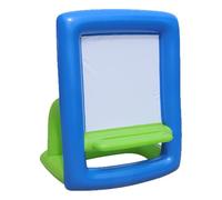 Bemonew Chevalet gonflable et lavable en PVC pour les tout-petits, planche à dessin double face pour intérieur et extérieur