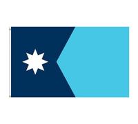 Bemonew Drapeau de l'État du Minnesota 90 x 150 cm en Polyester avec œillets en Laiton. Idéal pour Discours défilés fêtes et événements Sportifs.