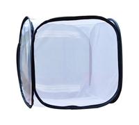 Bemonew Filet de Protection pour légumes de Jardin Cage à Insectes incubateur Transparent pour semis 30 30 cm