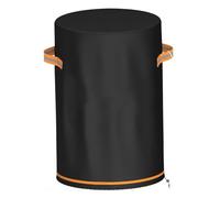Bemonew Housse pour brasero Rond en Tissu Oxford 600D avec Cordon de Serrage imperméable et Coupe-Vent idéale pour protéger Votre mobilier de Jardin.