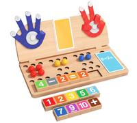 Bemonew Jeux mathématiques pour Enfants, Blocs de comptage et Jouets éducatifs manipulateurs