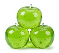 Bemonew Jouet à Presser 3 pièces, Balle Anti-Stress en Forme de Fruit Clair, Jouet à Presser, Jouets sensoriels pour Enfants et Adultes, Famille, Vert