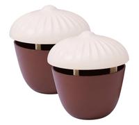 Bemonew Lot de 2 pièges à escargots réutilisables pour jardin, bière, limaces, escargots, pièges à bière pour jardin et ferme