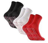 Bemonew Lot de 3 paires de chaussettes chauffantes auto-chauffantes pour homme et femme