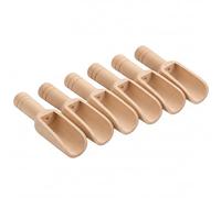 Bemonew Lot de 6 mini cuillères en bois de style japonais pour bocaux, sel, thé, lait, café, sucre, 7,5 x 2,4 cm