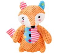 Bemonew Peluche pour Chiens à mâcher avec enthousiasme, Renard en Peluche Douce et couineuse de 23 cm, Adorable et résistante à l'usure, idéale pour Jouer, Faire Ses Dents ou comme Compagnon.