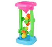Bemonew Roue à Eau, Jouets de Sable à Double Roue pour Enfants, Jouet de Sable Plage Amusant et Portable avec Sac Rangement en Maille pour Cour, Plage, Piscine, Couleur aléatoire