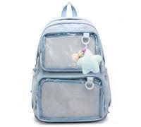 Bemonew Sac à dos Pin Backpack Ita sac à dos Kawaii avec fenêtres pour épingles idéal pour les fans d'anime et de cosplay. Ita orné d'une breloque étoile et doté 'un compartiment spacieux parfait