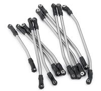 Bemonew Scx10, Kit de maillons Scx10 en Acier Inoxydable de 10 pièces, mises à Niveau pour chenilles 1/10 Rc, (70 mm/95 mm/102)