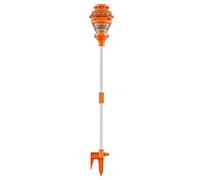 Bemonew Support à Bulles, Lanterne à Bulles pour Enfants, Torche 2 en 1 avec Jet d'eau, Jouet de Jardin extérieur Hauteur réglable, Orange