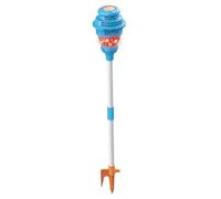 Bemonew Support à Bulles, Support à Bulles et Jouet pulvérisateur 2 en 1, lampadaire avec lumières et Sons, Hauteur réglable pour Enfants, Bleu, 36, 22 40, 94 Pouces