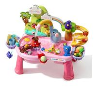 Bemonew Table d'eau sensorielle pour Enfants combinant Sable et Eau Table d' éléphant pour Tout-Petits sensorielle Multi-Jeux avec recirculation électrique