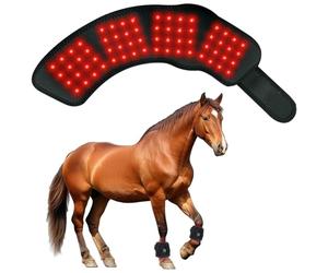 Bemonew Thérapie portable à la lumière rouge pour chevaux, sans fil et rechargeable, tapis de thérapie à la lumière rouge équine avec deux longueurs d'onde pour un soutien quotidien