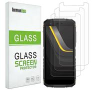 bemuntee Lot de 3 films protecteurs d'écran pour Doogee Fire 3, Fire 3 Pro, Fire 3 Ultra, Fire 3 Max en verre trempé avec dureté 9H, anti-rayures, sans bulles