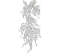 Bemvp Broderie, Paillettes, Application De, Fleur, Tissu, Col, Écusson, Motif, Robe De Mariée, Robe De Mariée, Loisirs Créatifs, Vêtements De Mariée