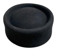 Bemvp Chapeau Bibi en Feutre De Laine pour Femme, Style Chapeau Haut-de-Forme, Style Chapeau Bibi, Chapeau De Base pour Femme, Fedora Western Décontracté, Tenue D'hôtesse