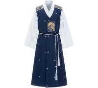 Bemvp Hanbok Coréen pour, Robe Longue Traditionnelle Coréenne pour Halloween, Cosplay Spectacles.