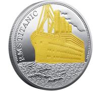 Bemvp Pièce Commémorative du Titanic, Pièce De Collection À l'effigie du Titanic, Souvenir Idéal pour Les Passionnés D'histoire Les Collectionneurs.