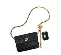 BEMYLV Sac Banane en Cuir avec chaîne pour Femme, Sac Banane Tendance, Mini Sac à Main détachable, Noir (Small), big Purse (47in Chain), Porte-Monnaie à chaîne