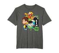 Ben 10 The Vibe T-Shirt, Homme Grandes Tailles, Asphalte, 5X Tall