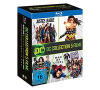 DC 5-FILM-COLLECTION - BEN AFFLECK,HENRY CAVILL,AMY ADAMS 7 BLU-RAY NEUF