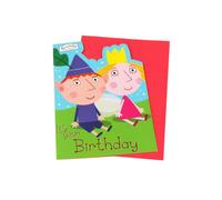 Ben and Hollys Little Kingdom - Carte de voeux, Anniversaire - Carton SG30993 (Taille unique) (Coloré)