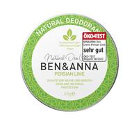 Ben & Anna Déodorant naturel Citron vert persan boîte métal 45 g