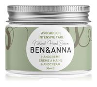 BEN&ANNA Natural Hand Cream Intensive Care crème intense mains à l'avocat 30 ml