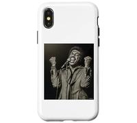 Ben E King Soul R&B The Drifters Singer par Dick Barnatt Coque pour iPhone X/XS